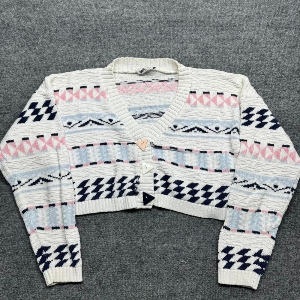 Basic Outlook Cropped Cardigan One Size